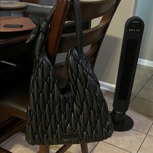 Elegant Black Quilted Women's Bag Betsey Johnson